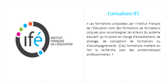 Formations IFE